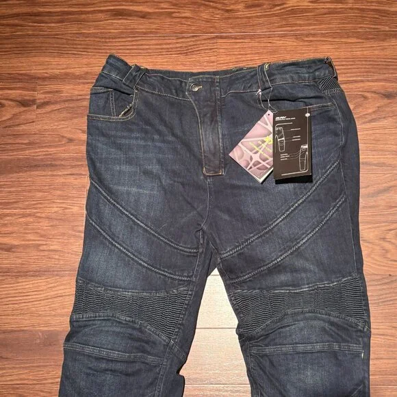 ILM Motorcycle Jeans w/ CE Armor and Kevlar - Picture 2 of 5